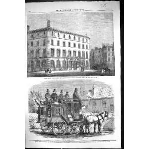 1860 Covent Garden Auction Debenham Store De Tivolis Patent Omnibus 