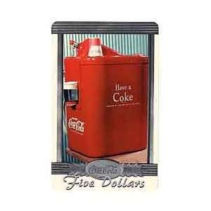 Coca Cola Collectible Phone Card: Coke National 96 $5. Silver. Old 