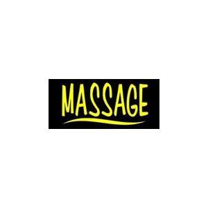  Massage Simulated Neon Sign 12 x 27: Home Improvement