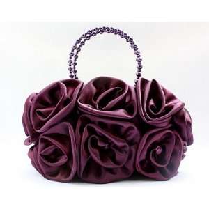   Wedding Clutch Holiday Birthday Gift Sil0005 purple: Everything Else