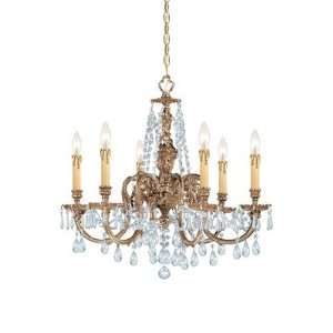  Crystorama 2806 GTS Olde World Ornate Candle Chandelier in 