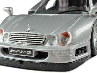   diecast model of Mercedes CLK GTR Street Version Silver by Maisto