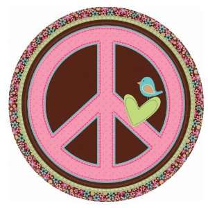  Party By Amscan Hippie Chick Dinner Plates (8 count) 