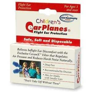  EarPlanes Childrens Ear Plugs, Disposable 1 pr (Quantity 