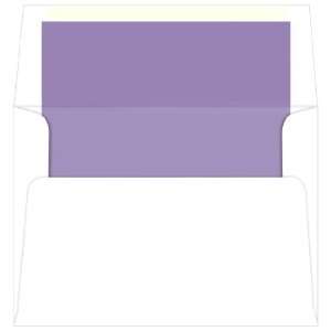 A7 Lined Envelopes   Bulk   White Purple Lined (500 Pack 
