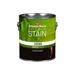  Benjamin Moore Acrylic Solid Siding Stain 5Gal: Home 