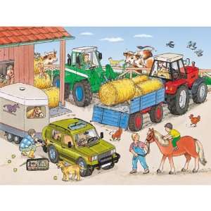  Farm + Tractor Jigsaw Puzzle 35pc Toys & Games