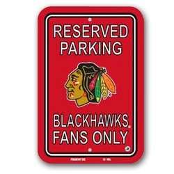 Chicago Blackhawks Reserved Parking Street Sign NHL  