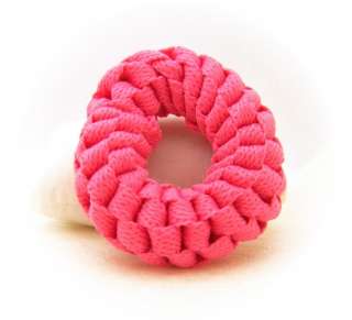 Woven Shoelace Scrunchie Ponytail Holder   6 colors  