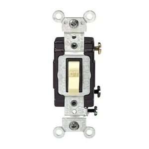   Single Pole Toggle Switch Commercial   Light Almond