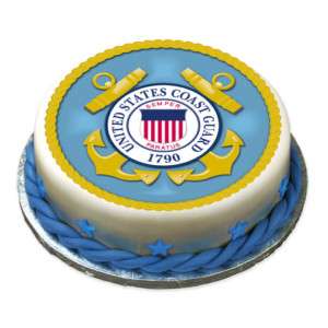 US COAST GUARD Edible Cake Image Party Decor Custom  