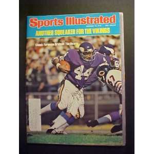  Chuck Foreman Minnesota Vikings Autographed October 18, 1976 Sports 
