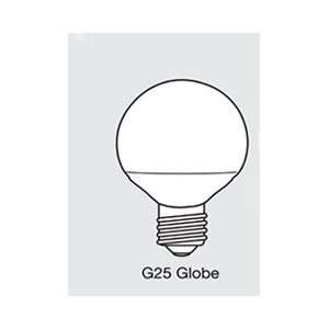   InstaBright G25 Globe Compact Fluorescent Light Bulb