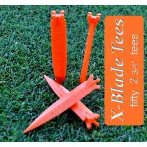 Blade Golf Tees  Get the competitive edge 50 PACK (ORANGE) great 