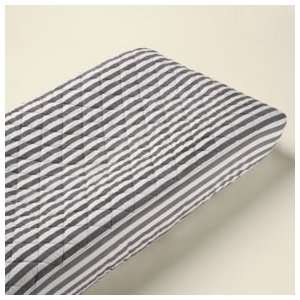   Grey & Yellow Patterned Crib Bedding, Gy a Peep Stripe Changer Cover