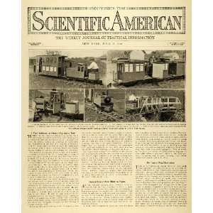  1920 Article Toy Miniature Railroad Train Tool Mr. W C 