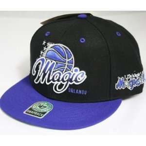 Orlando Magic NBA 47 Brand Vintage Black Tricky Lou MVP Snap Back Hat 