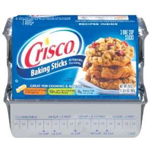 Crisco Shortening All Vegetable 1 Cup Grocery & Gourmet Food