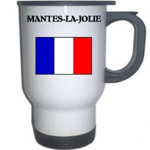 France   MANTES LA JOLIE White Stainless Steel Mug