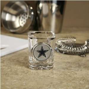  Dallas Cowboys Circle Logo 2 oz. Square Shot Glass Sports 
