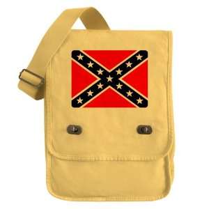   Messenger Field Bag Yellow Rebel Confederate Flag HD 