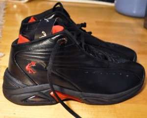 Shaq Platinum Basketball Shoes Blk/Red Mens Size 10  