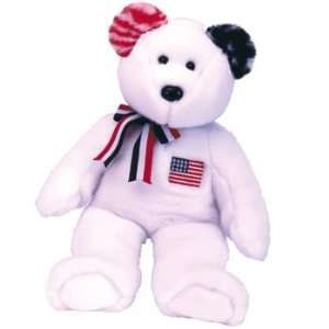     AMERICA the Bear ( White Version   Reversed Ears ): Toys & Games