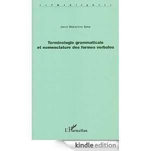   et Nomenclature des Formes Verbales (Sémantiques) (French Edition