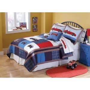  Cars Quilt Set Red