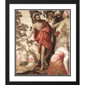 Veronese, Paolo 20x23 Framed and Double Matted St John the 