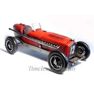   : Red Ferrari race sports car model dcor, Tin Vintage: Home & Kitchen