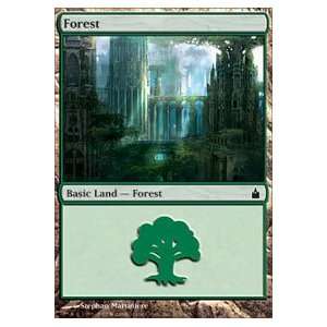  Magic the Gathering Forest (303) (Foil)   Ravnica Toys 