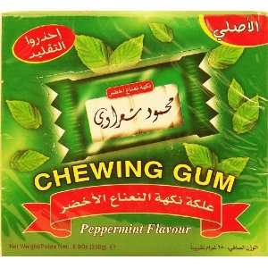 Mahmoud Sharawi peppermint flavour chewing gum, packets, 8.8 oz 