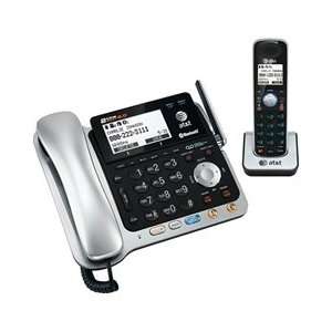  At&T 2 Line Dect 6.0 Corded/Cordless Phone W/ Caller Id 