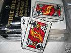 New Iron on Patches 21 Jack & Ace Poker