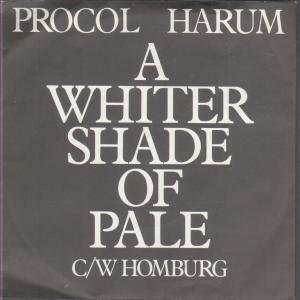   WHITER SHADE OF PALE 7 INCH (7 VINYL 45) UK CUBE PROCOL HARUM Music