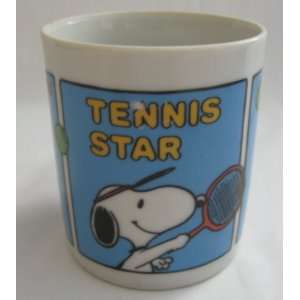  Collectible Snoopy Tennis Star Coffee Mug 