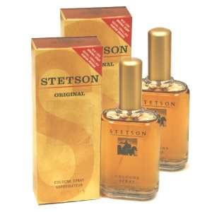  Stetson By Coty for Men Cologne Spray Pack of 2 X 0.75 oz 