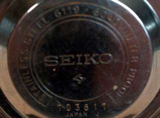 Vintage Working Seiko 5 Automatic 21 Jewel 6119 8040 Mens Watch 