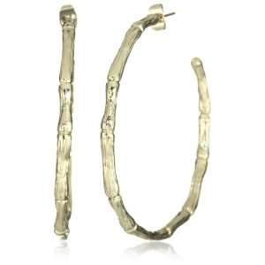  Kendra Scott Metals Vivianna Gold Hoop Earrings: Jewelry