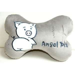    Angel Pig Gray Car Seat Head Rest Neck Cushion Pillow: Automotive