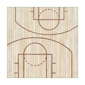   Paper 12X12 On The Court; 25 Items/Order Arts, Crafts & Sewing