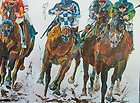 horse racing secretariat kentucky derby oil painting art large free