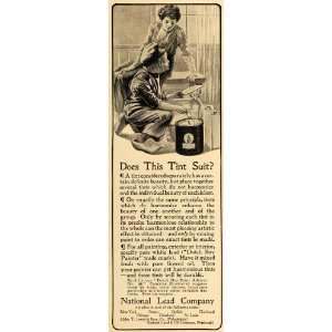 1910 Ad National Lead Co. Dutch Boy Paint Tints Home 
