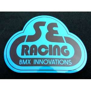 SE Racing head tube BMX bicycle decal   1st Generation   BABY BLUE 