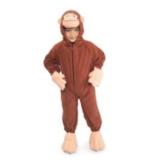 CURIOUS GEORGE FLEECE   CHILD SMALL Costume *BRAND NEW*  