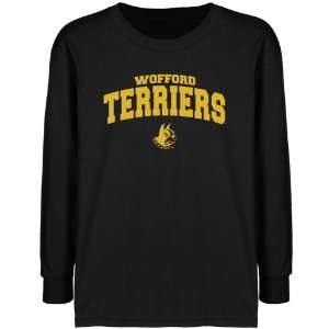  Wofford Terriers Youth Black Logo Arch T shirt Sports 