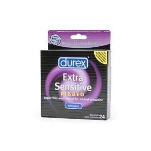  Durex Super Thin Extra Sensitive Ribbed Lubricated Condoms 