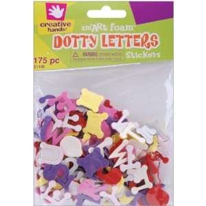  Foam Stickers 175/Pkg Dotty Letters