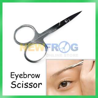 Beauty Curved Edge Eyebrow Hair Scissor Steel Cutter  